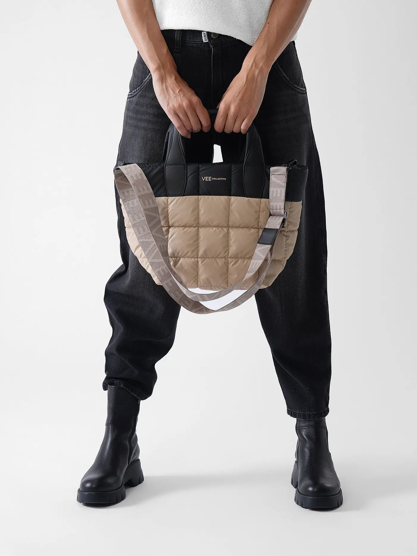 VEE COLLECTIVE | Tasche - Mini Bag PORTER TOTE Mini | grau